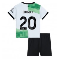 Fotballdrakt Barn Liverpool Diogo Jota #20 Bortedraktsett 2023-24 Kortermet (+ Korte bukser)